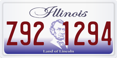 IL license plate Z921294