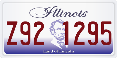 IL license plate Z921295