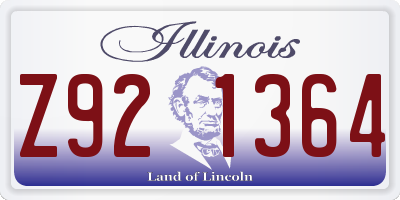 IL license plate Z921364