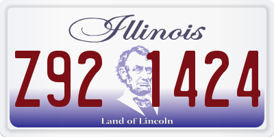 IL license plate Z921424