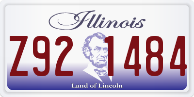 IL license plate Z921484