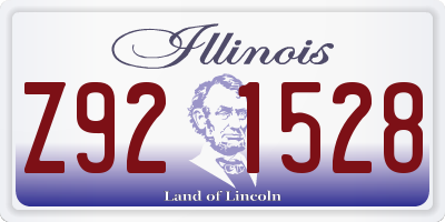 IL license plate Z921528