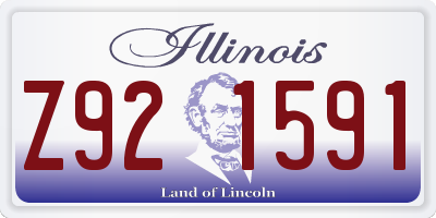 IL license plate Z921591