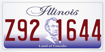 IL license plate Z921644