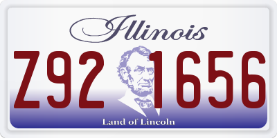 IL license plate Z921656