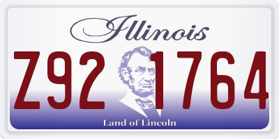 IL license plate Z921764