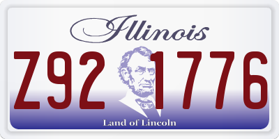 IL license plate Z921776
