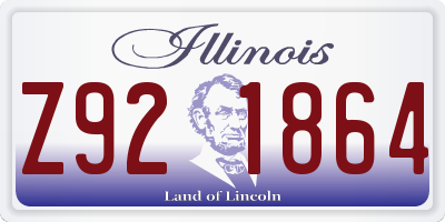 IL license plate Z921864