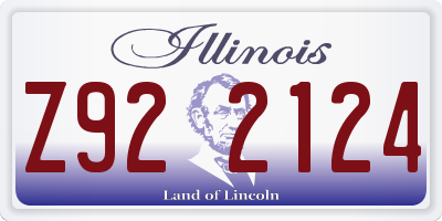 IL license plate Z922124