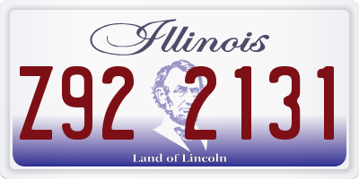 IL license plate Z922131