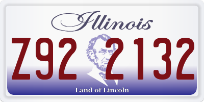IL license plate Z922132