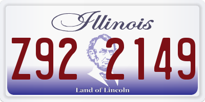 IL license plate Z922149
