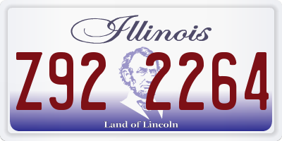 IL license plate Z922264
