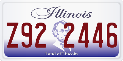IL license plate Z922446