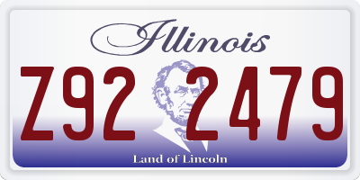 IL license plate Z922479
