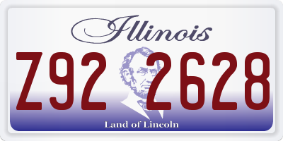 IL license plate Z922628