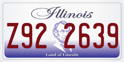 IL license plate Z922639