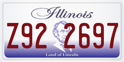 IL license plate Z922697