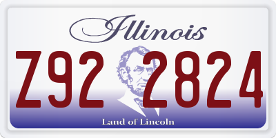 IL license plate Z922824