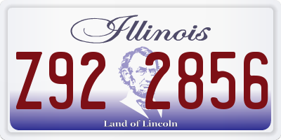 IL license plate Z922856