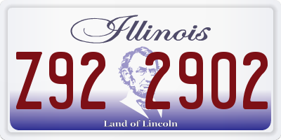 IL license plate Z922902