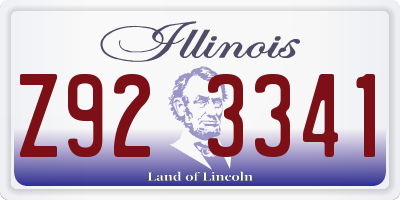 IL license plate Z923341