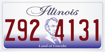 IL license plate Z924131