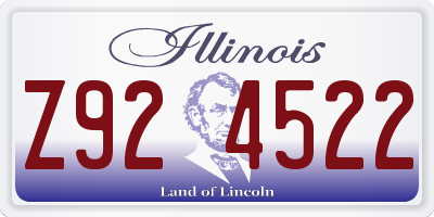 IL license plate Z924522