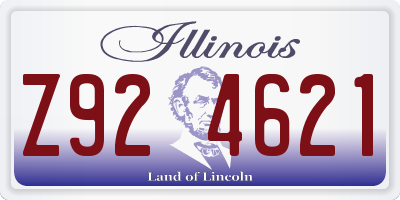 IL license plate Z924621