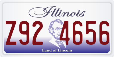 IL license plate Z924656