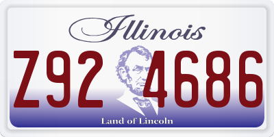 IL license plate Z924686