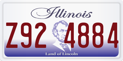 IL license plate Z924884