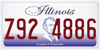 IL license plate Z924886