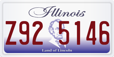 IL license plate Z925146
