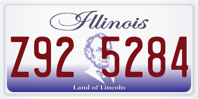 IL license plate Z925284