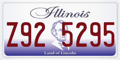 IL license plate Z925295