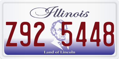 IL license plate Z925448