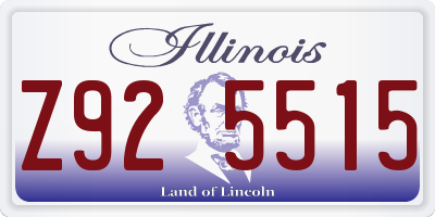 IL license plate Z925515