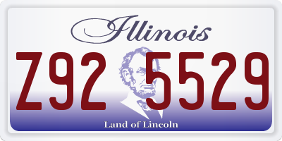 IL license plate Z925529