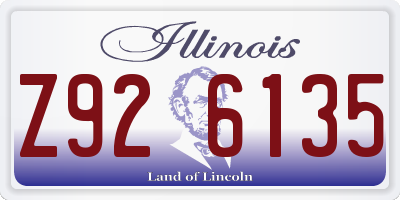 IL license plate Z926135