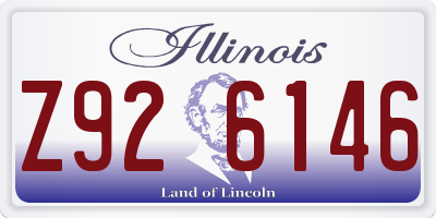 IL license plate Z926146
