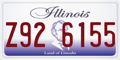 IL license plate Z926155