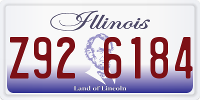 IL license plate Z926184