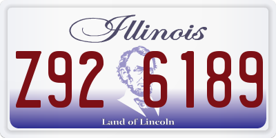 IL license plate Z926189