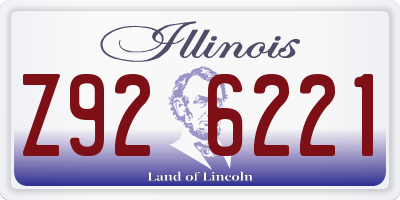 IL license plate Z926221