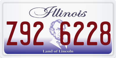 IL license plate Z926228