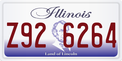 IL license plate Z926264