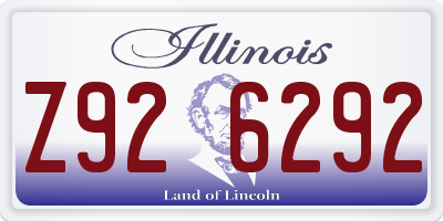 IL license plate Z926292