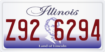 IL license plate Z926294