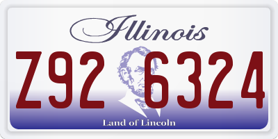IL license plate Z926324